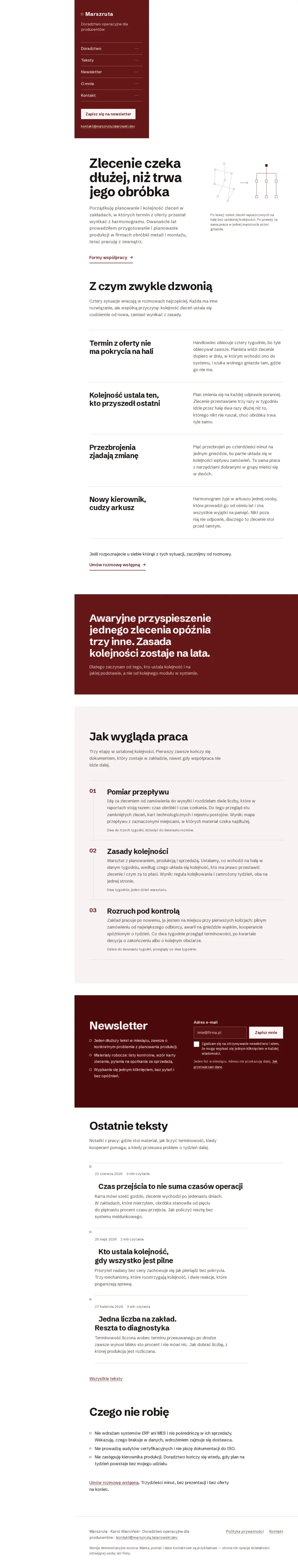 Zrzut strony: Marszruta
